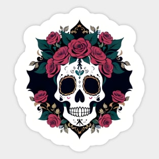 Day of the Dead Skull 08 Sticker